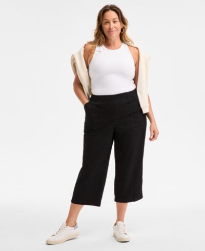 Style & Co Брюки Capri с завышенной талией, Plus Size