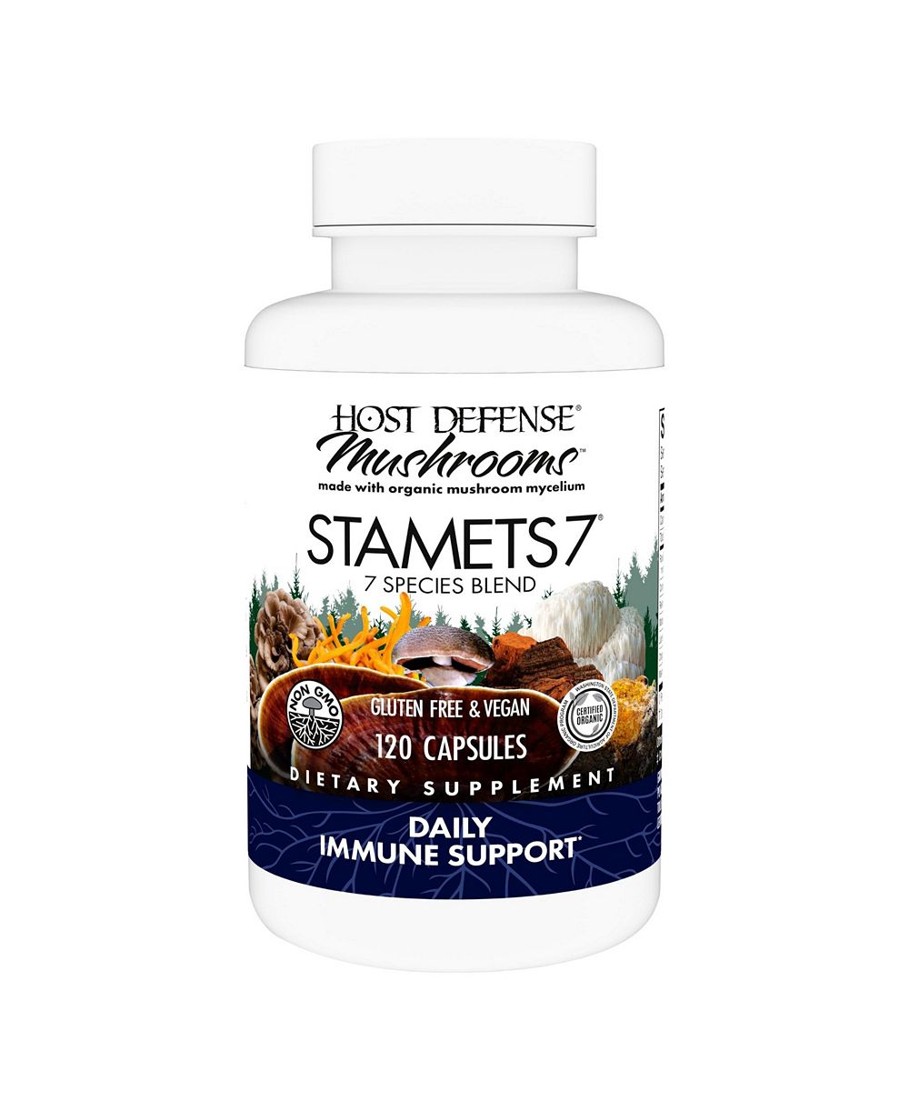 Host Defense Stamets 7 — Смесь из 7 видов грибов для поддержки иммунитета