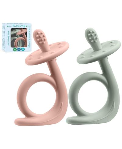 Sperric Baby Girls Teething Toys, 100% Food-Grade Silicone Teethers 0-6 Months Teether Toys 0-6 Months BPA Free Chew Toys for Sucking Needs Teething Toy