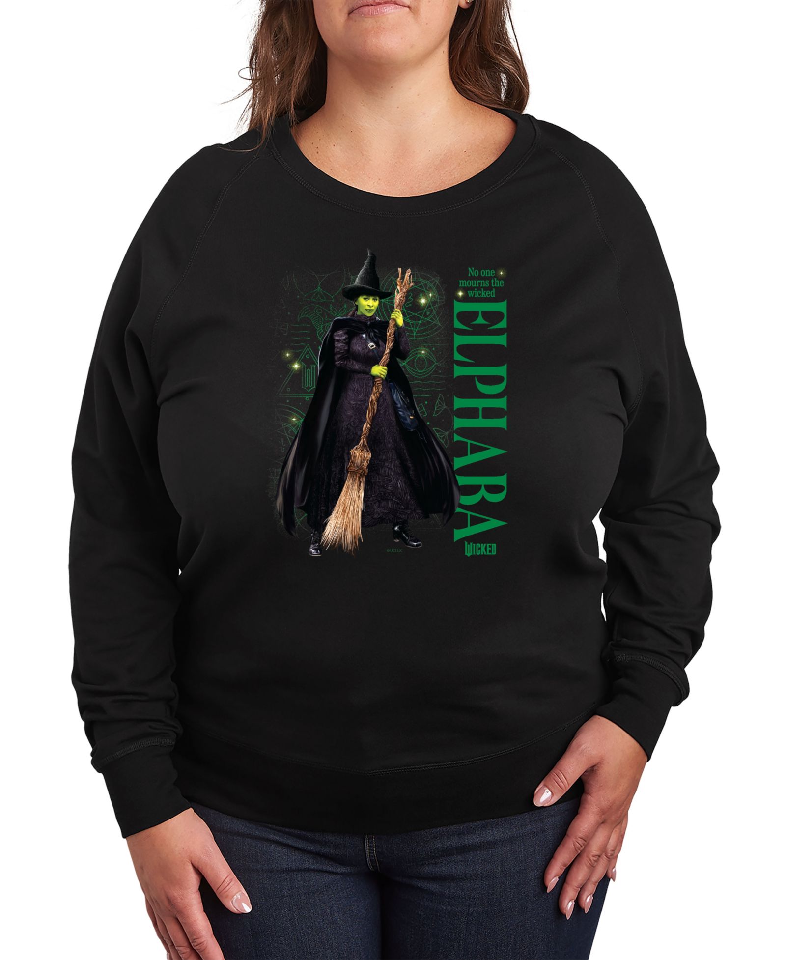 Hybrid Apparel Plus Size футболка с принтом Wicked Elphaba