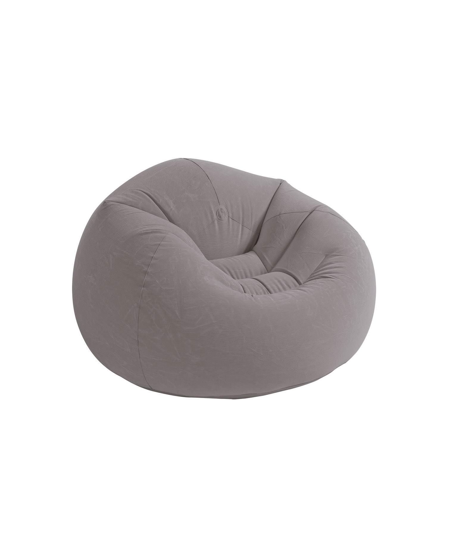 Кресло-мешок Intex Inflatable Contoured Corduroy Grey | 68579EP