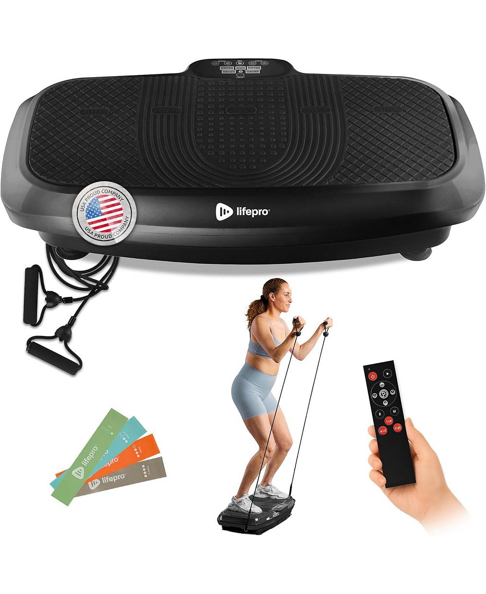 Lifepro Vibration Plate Machine with Magnetic Acupoints – Whole Body Vibration Plate for Exercise, Recovery, Circulation & Muscle Toning