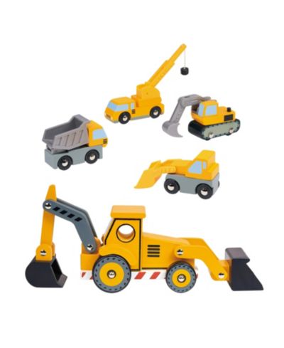 Набор игрушечных строительных машин Mentari Toys Construction Vehicles Bundle