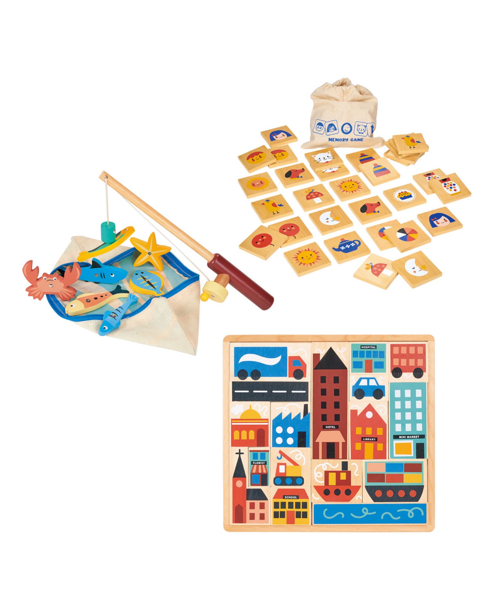 Набор игр Mentari Toys Games Bundle