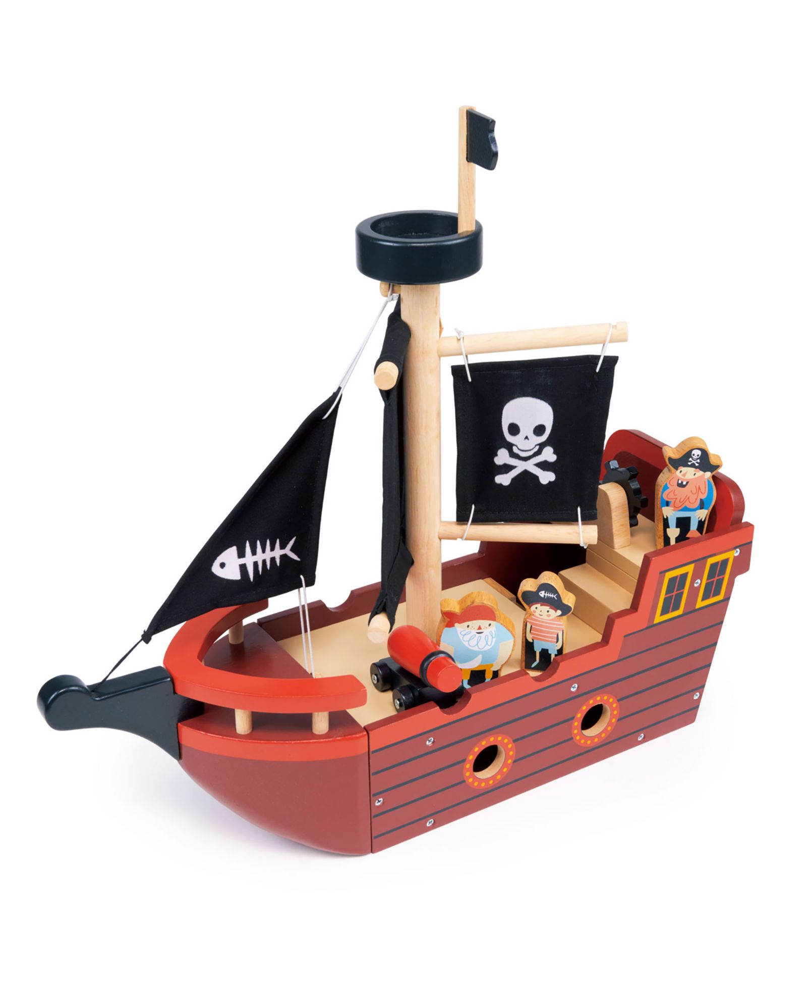 Корабль Mentari Toys Fishbones Pirate Ship