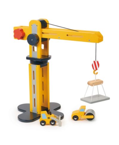 Желтый кран Mentari Toys Big Yellow Crane