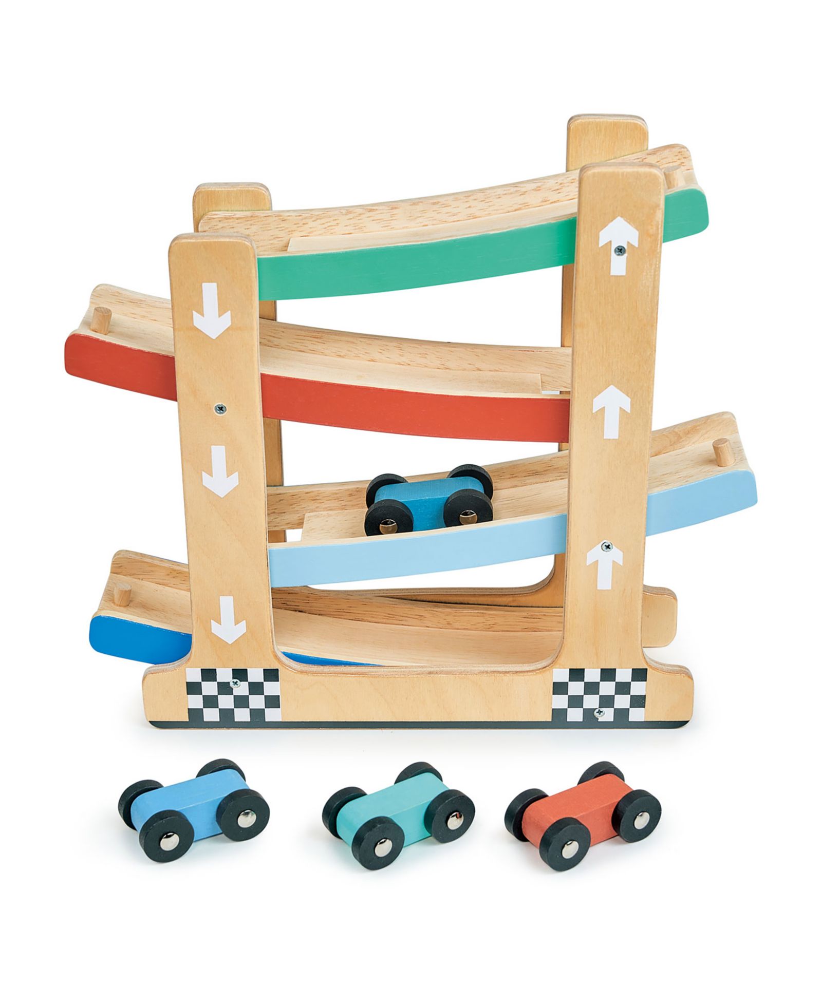 Деревянная игрушка-гонка Mentari Toys Wooden Ramp Racer