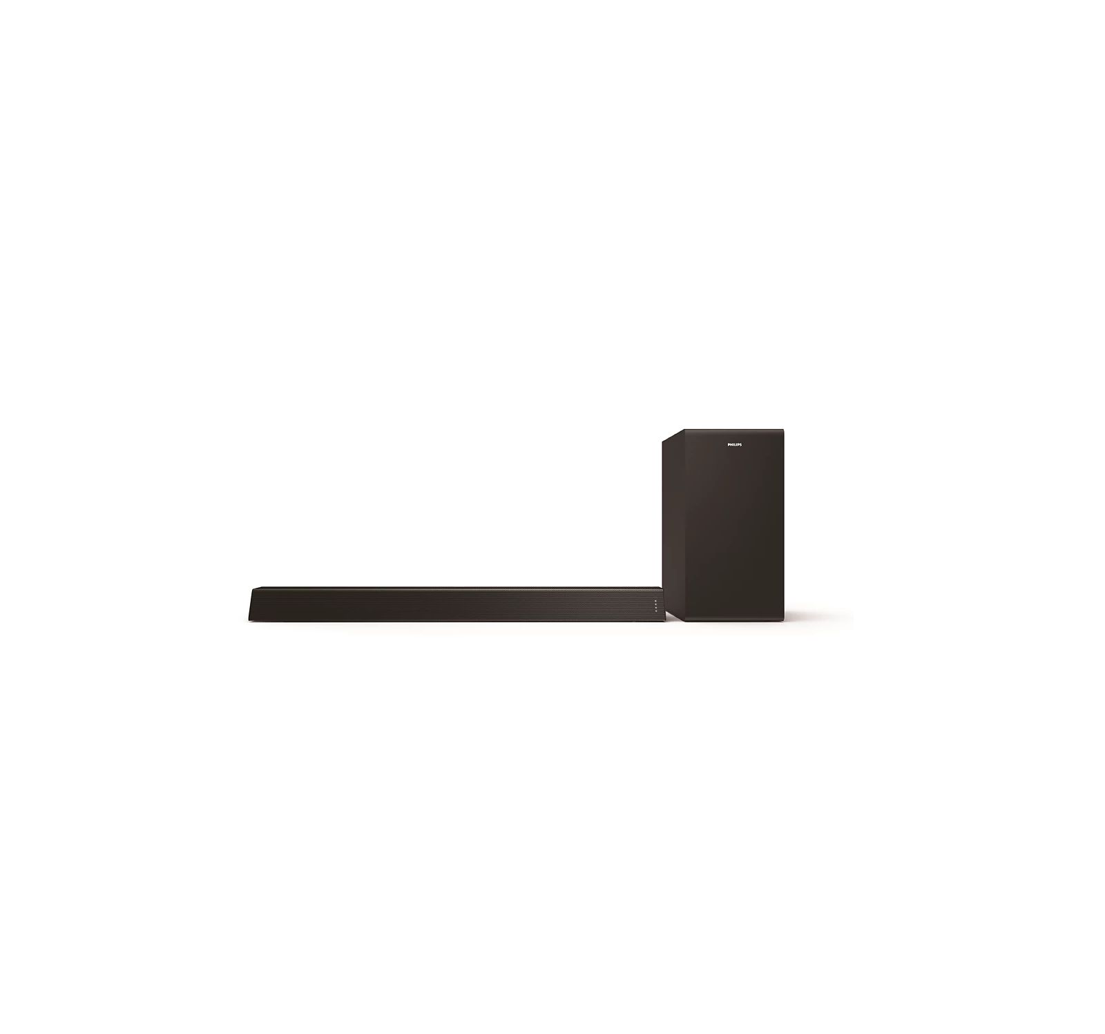 Саундбар PHILIPS 2.1 Channel с беспроводным сабвуфером – Dolby Audio, Bluetooth, HDMI ARC, Black
