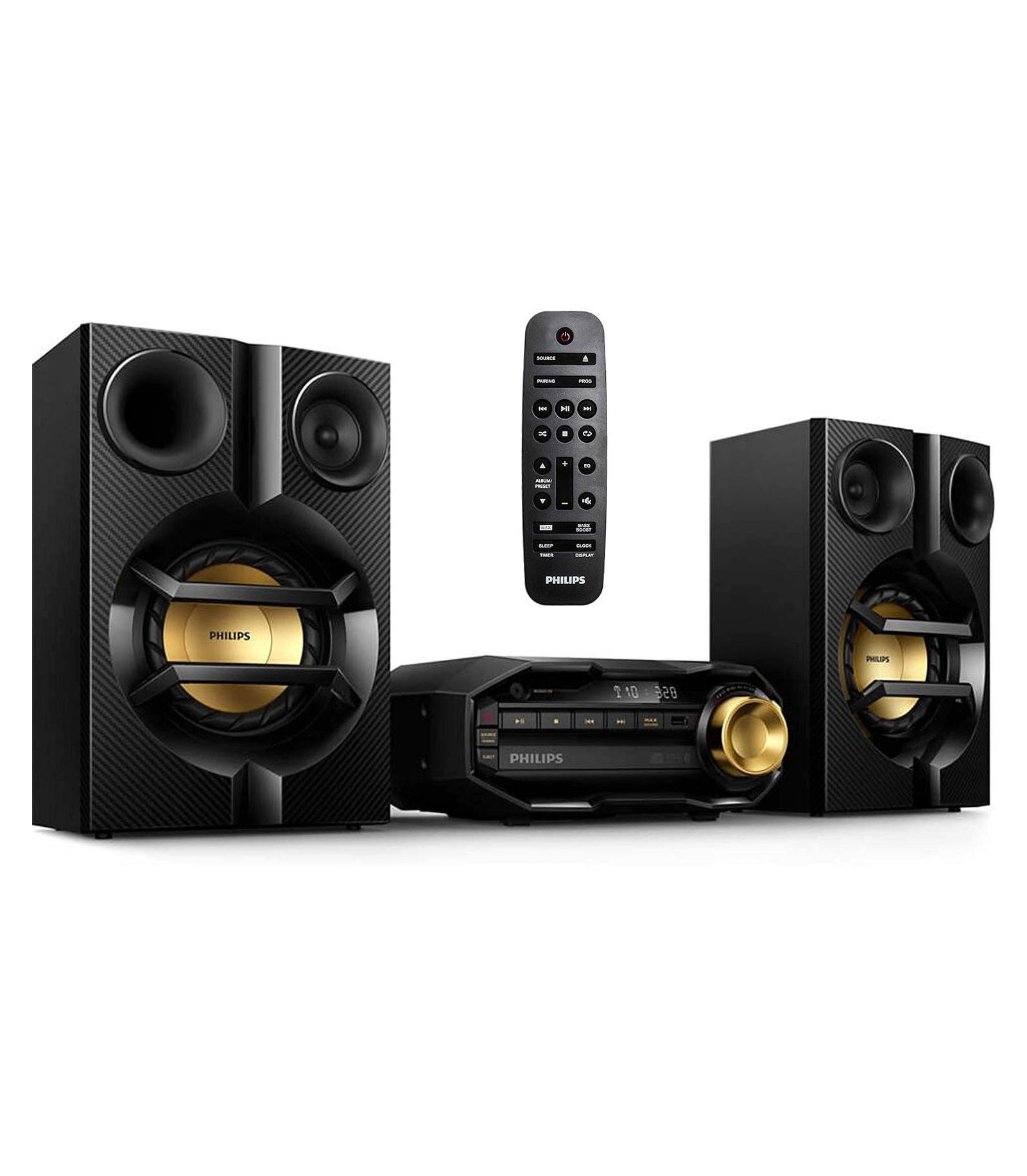 Philips Мини Hi-Fi стереосистема с Bluetooth, CD-проигрывателем, USB и FM-радио