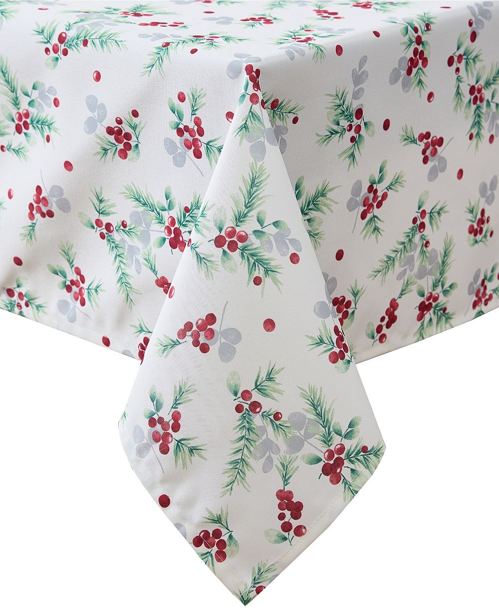 Скатерть Laura Ashley Easy Care Holiday, 60" x 120"