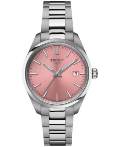 Tissot Женские Swiss PR 100 Stainless Steel Bracelet Watch 34mm