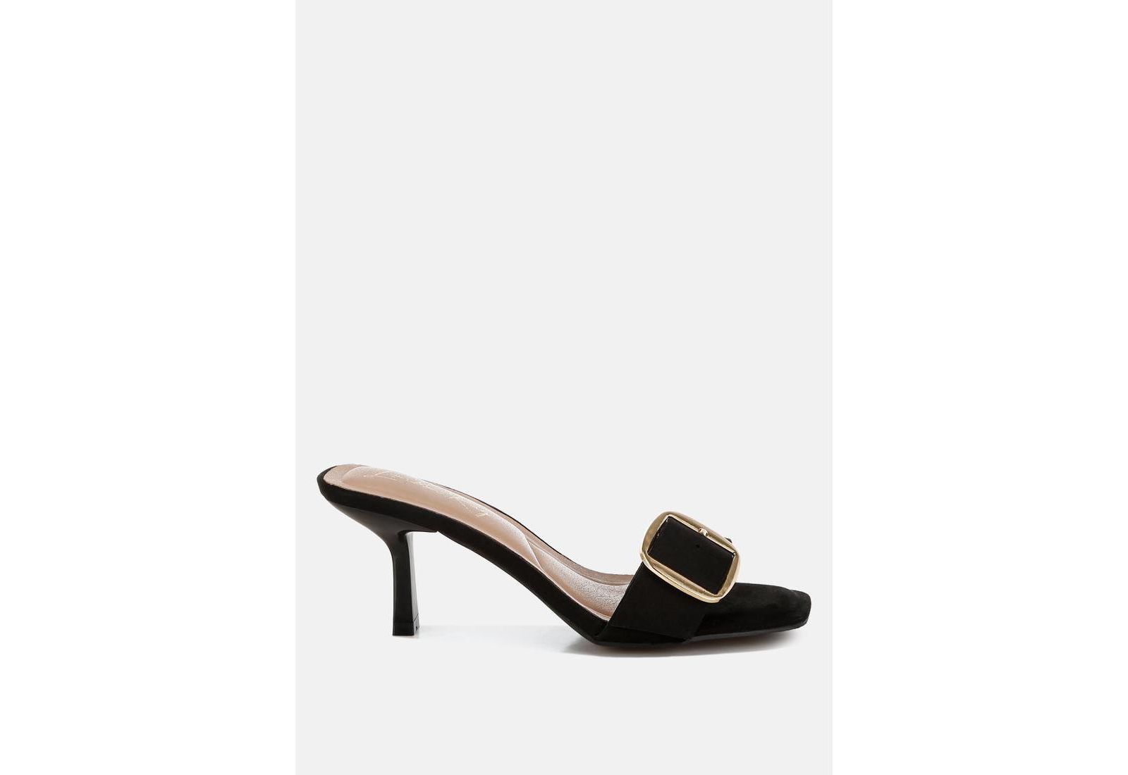 Acacia Buckle Strap Slip On Sandals
