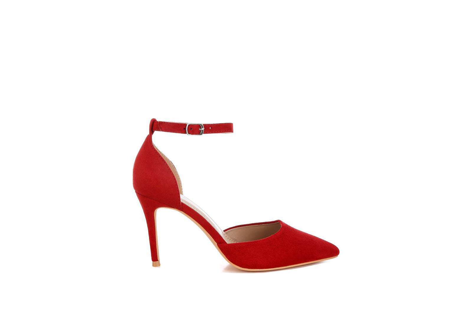 Rag and Co Womens Ushra Microfiber Stiletto Sandals