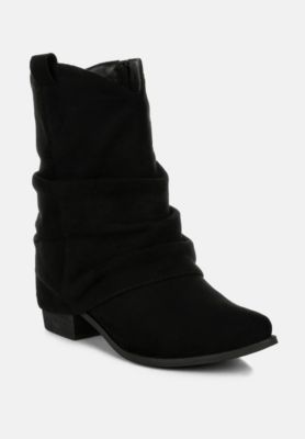 Rag and Co Womens Bronco Slouchy Calf Boots