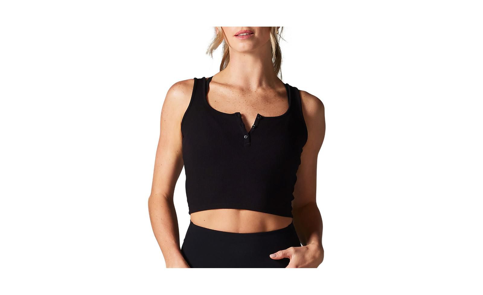 Tavi Women's Fitted Henley Tank