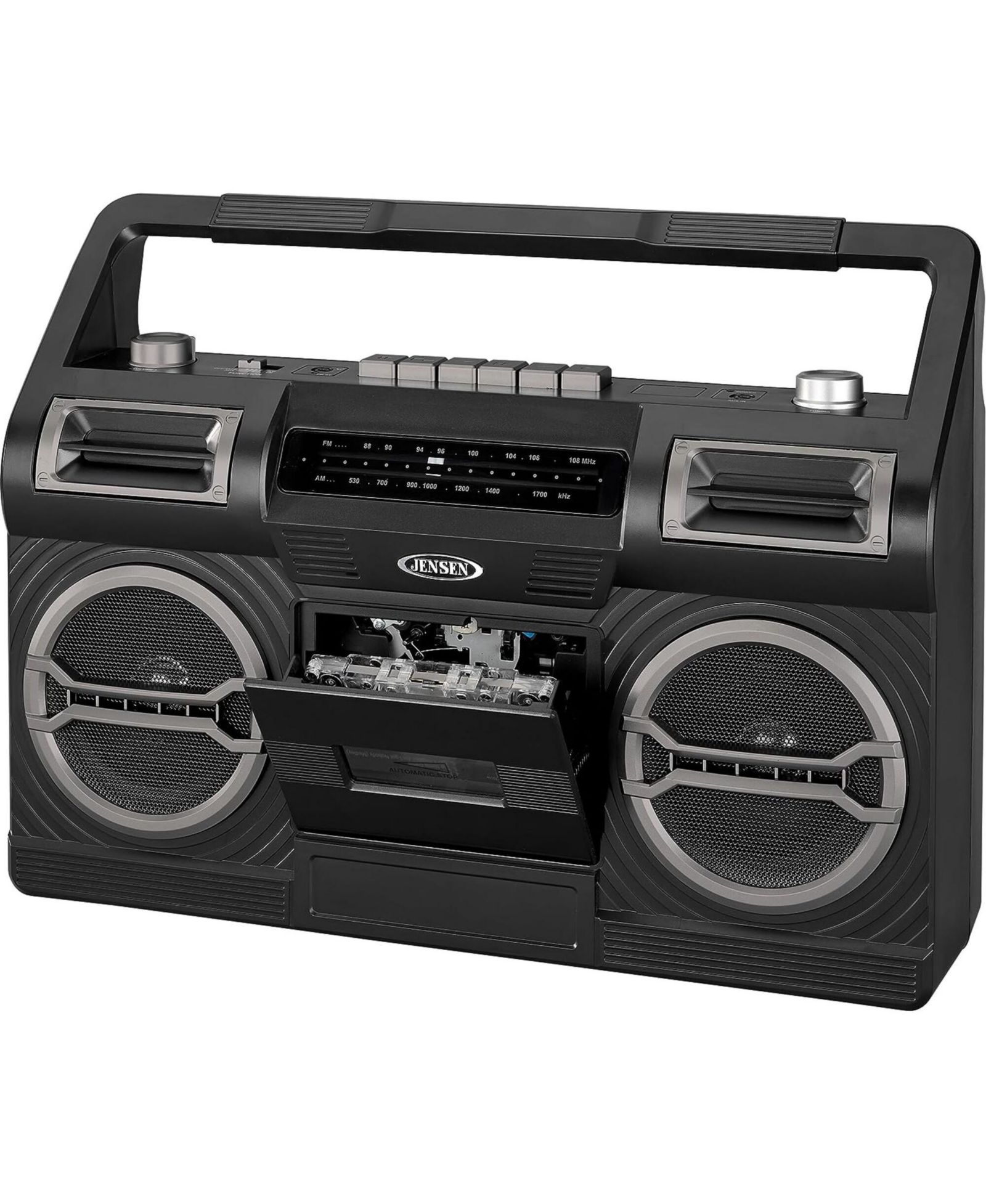 Jensen MCR-500 Portable AM/FM Radio with Cassette Player