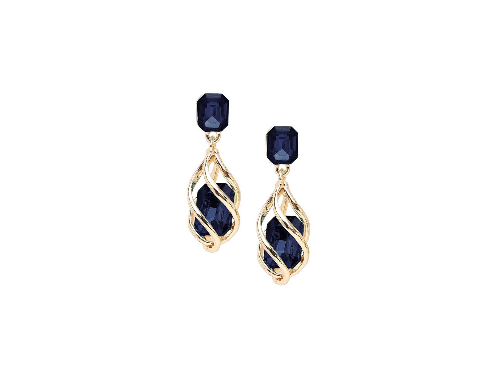 Серьги SOHI Women's Spiral Drop