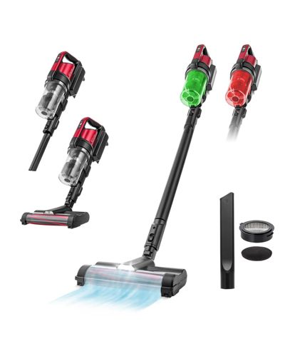 IRIS USA Cordless Stick Vacuum Cleaner 24oz Dust Cup - Black