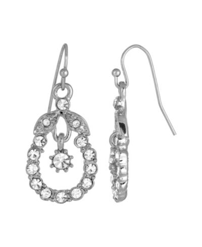 Серьги-подвески 2028 Crystal Caged Drop