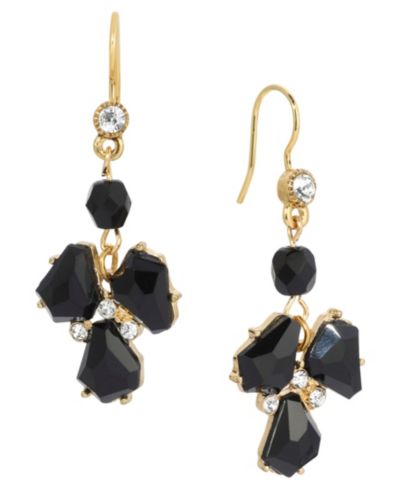 Серьги-подвески 2028 Epoxy Multi Shape Stone Drop