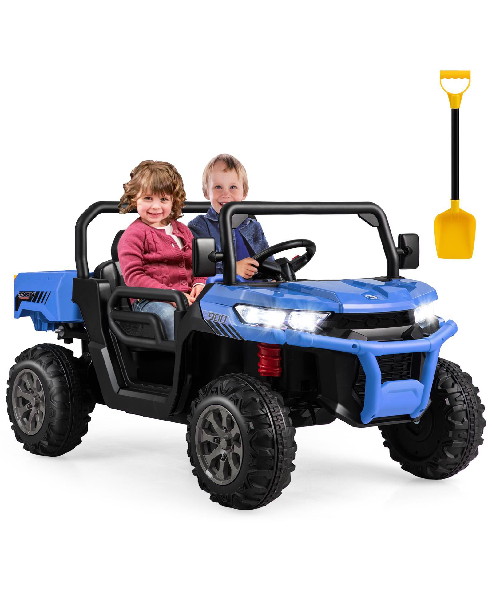Детский игрушечный грузовик 24V 2-Seater с дистанционным управлением LED и музыкой