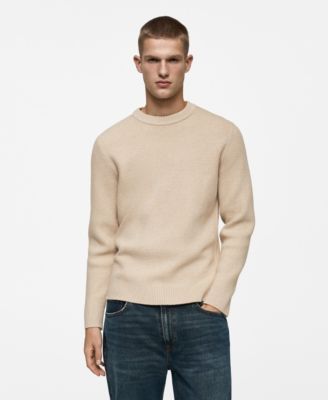 Mango Men's EU Regular-Fit Knitted Sweater