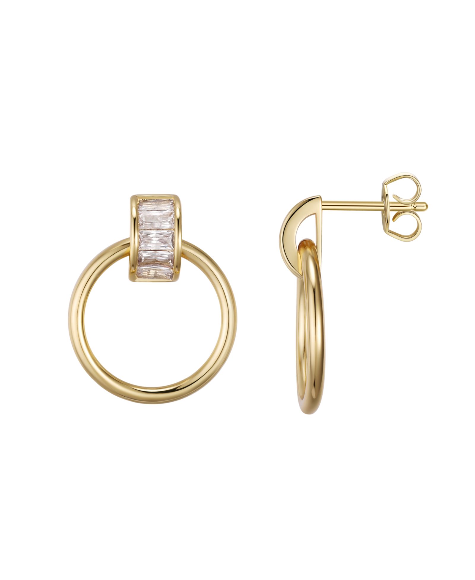 Серьги Macy's Cubic Zirconia Round Statement