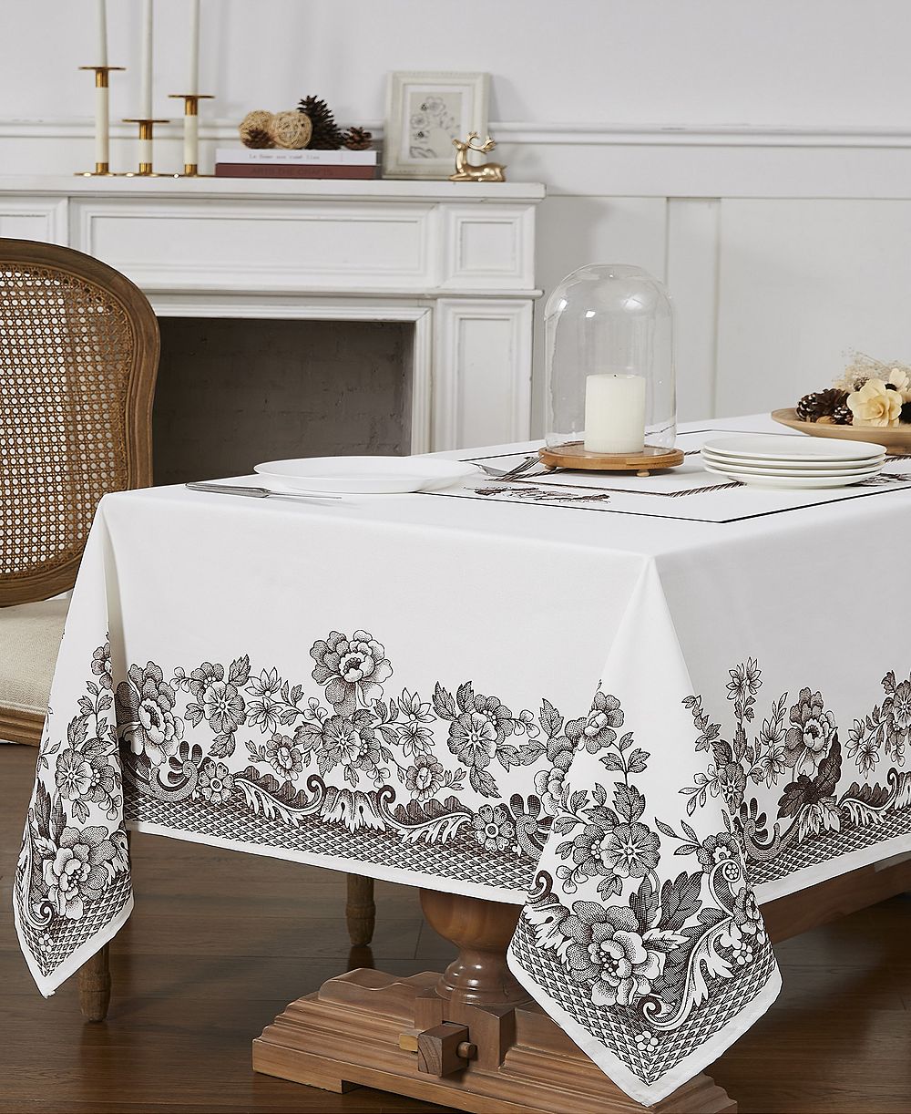 Скатерть Spode Woodland Polyester, 60" x 84"