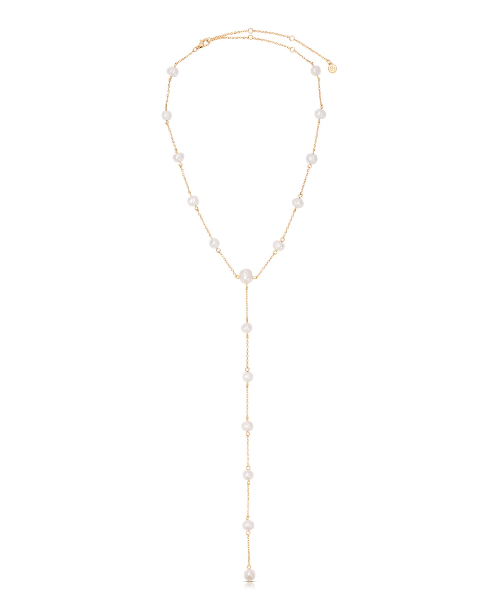 Колье-лариат Ettika Dripping Mother of Pearl