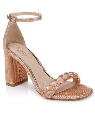 Женские босоножки Jewel Badgley Mischka Shea с круглым носком