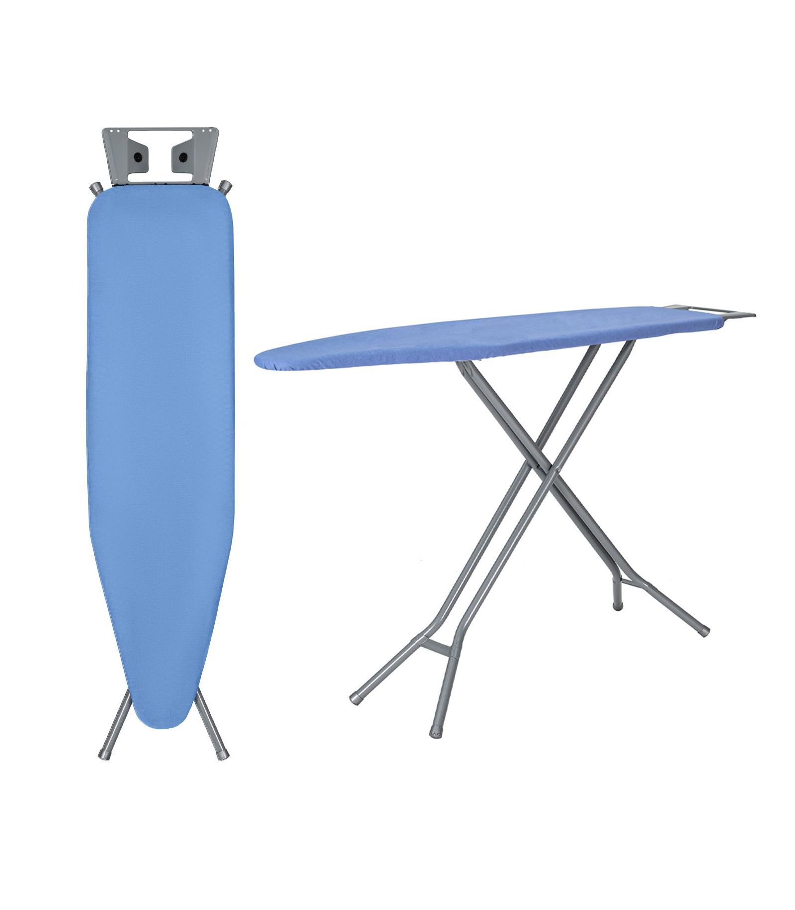 Seymour Home Products Adjustable Height, 4 Leg Ironing Board with Mesh Top and Iron Rest
