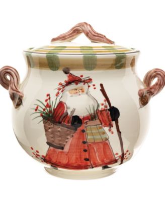 VIETRI Банка для печенья Old St. Nick