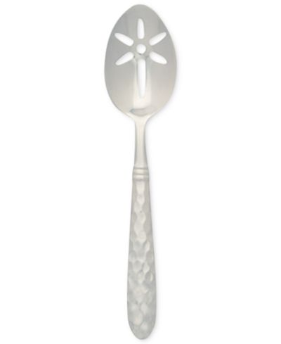 VIETRI Martellato Slotted Serving Spoon