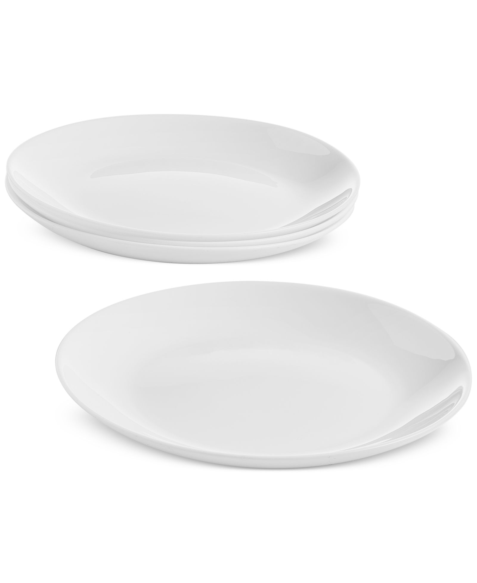 Arch Studio Opal Glass Coupe Salad Plates набор из 4 шт.