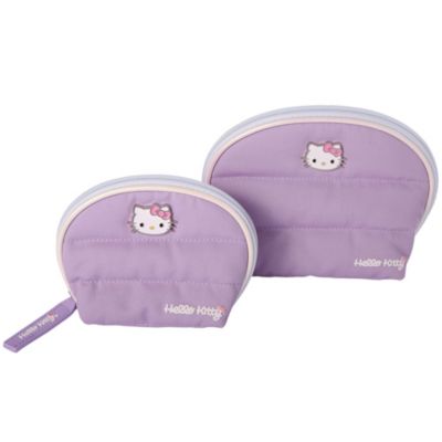 Косметичка Hello Kitty Sanrio Purple Large and Small Dome Travel Bag