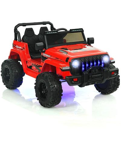 Hongge 12V Ride-On Jeep with 2.4G Remote Control and Bluetooth Music, Ages 3-8