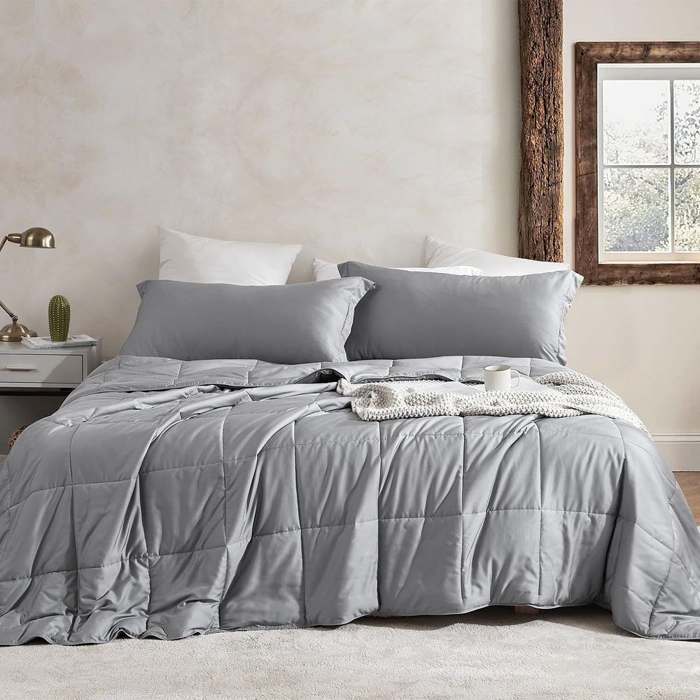 Комплект Coma Inducer Oversized Cooling Comforter, серый, Twin XL
