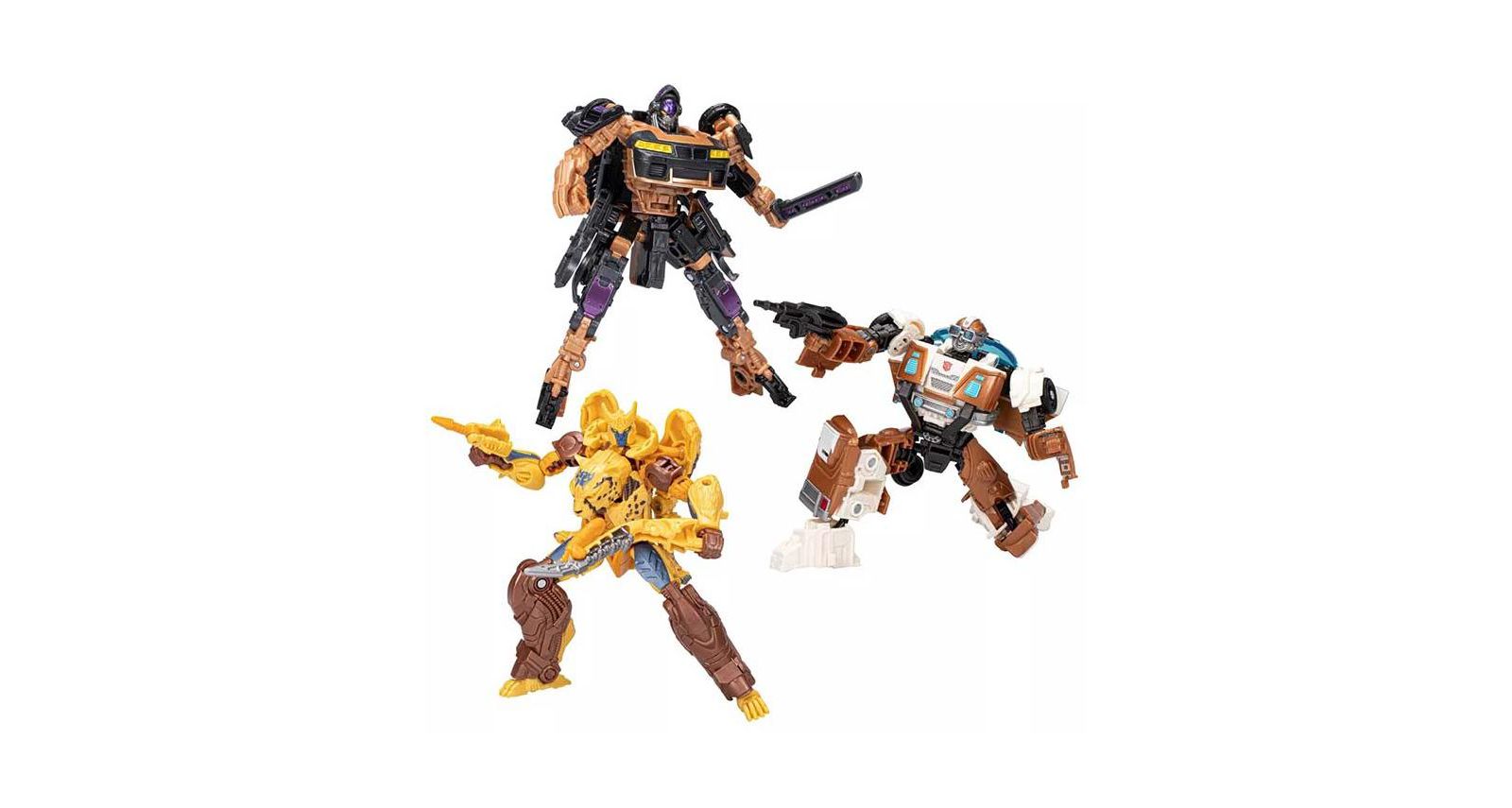 Transformers Jungle Mission Generations Buzzworthy Bumblebee 5" Набор из 3 фигурок, от 6 лет