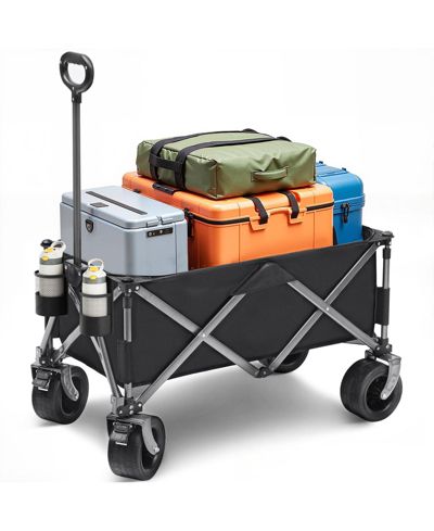 Складная тележка SUGIFT Heavy-Duty 600 lbs Folding Collapsible Wagon Cart