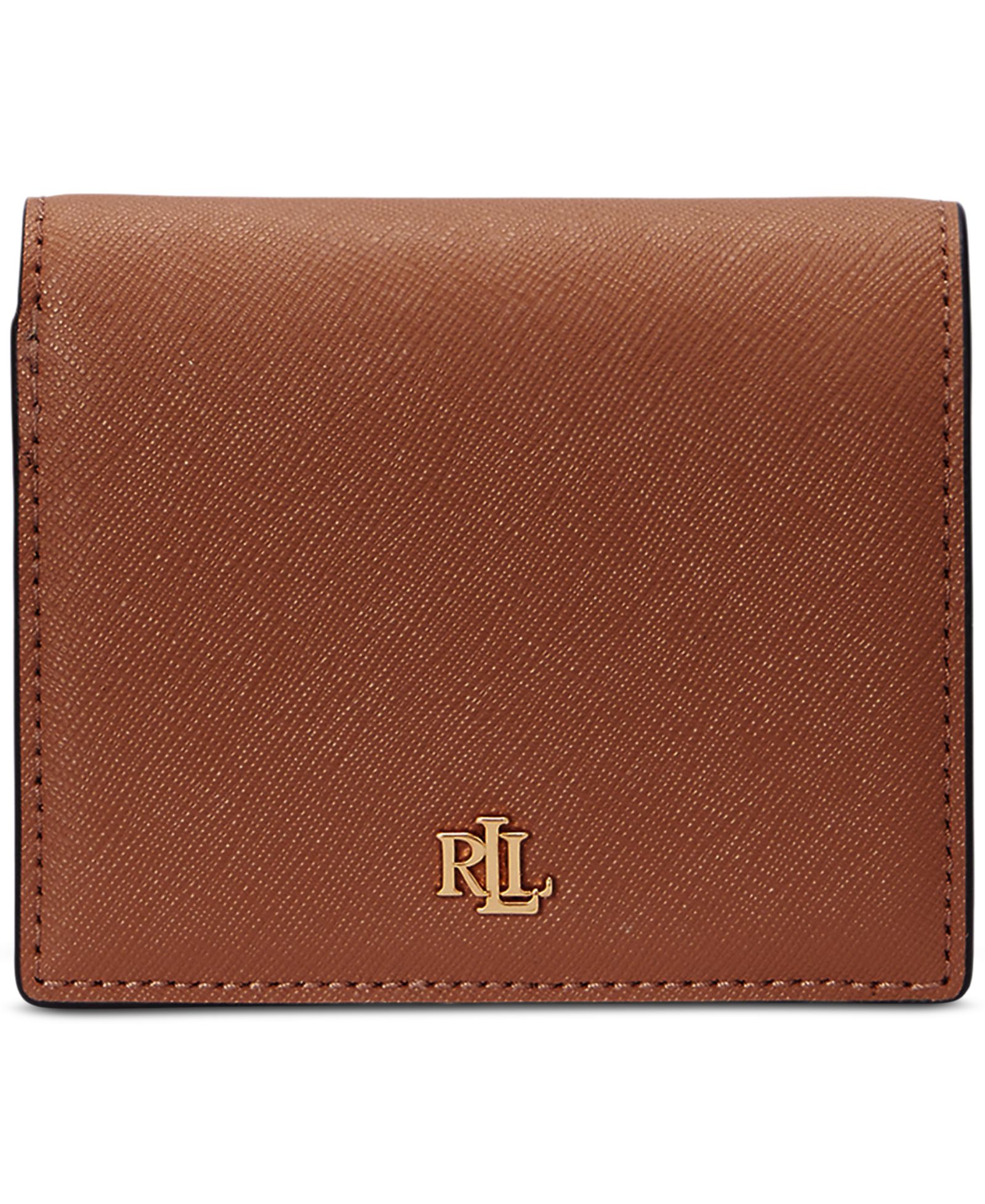 Компактный кожаный кошелек Lauren Ralph Lauren Crosshatch