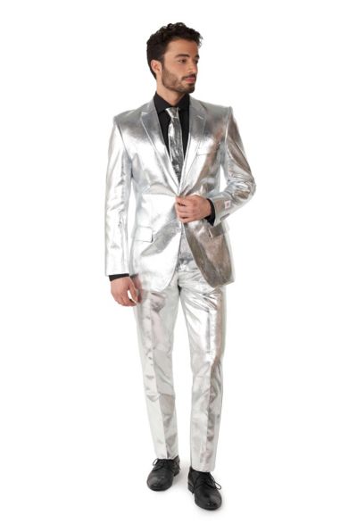 Мужской костюм OppoSuits Silver для вечеринок