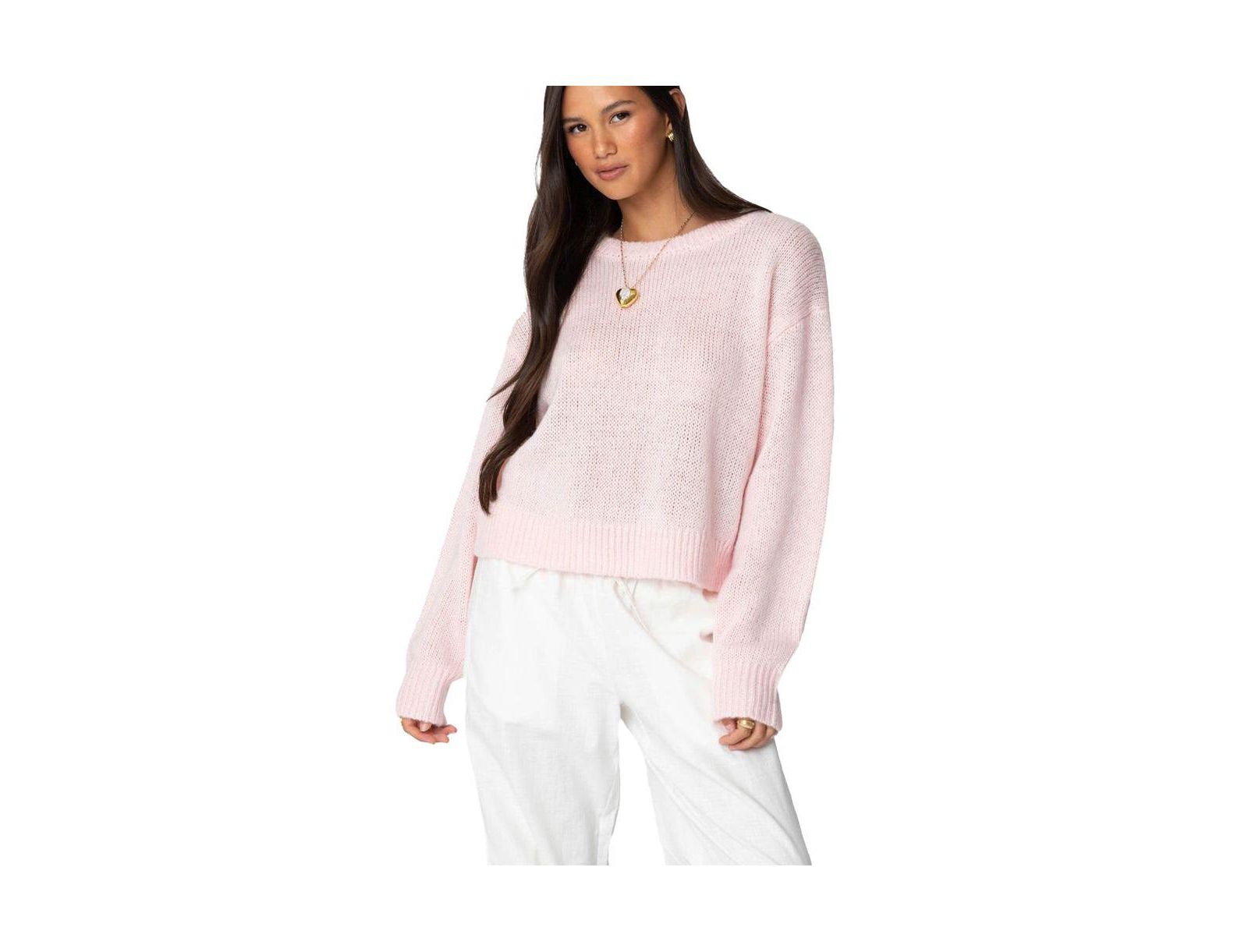 Edikted Womens Kyrah Oversized Knit Sweater