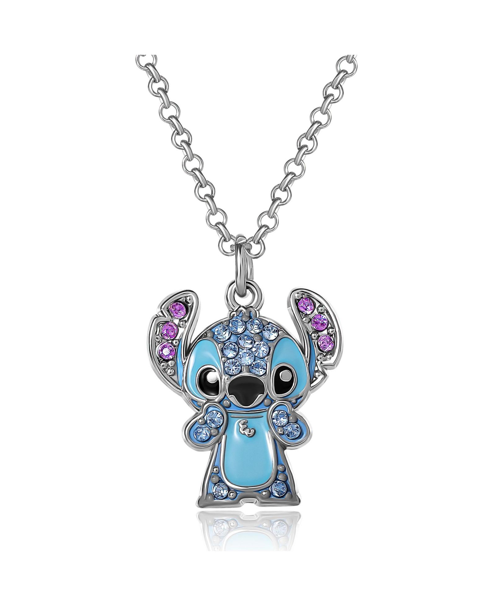 Подвеска-кулон Disney Lilo & Stitch с кристаллами Pave