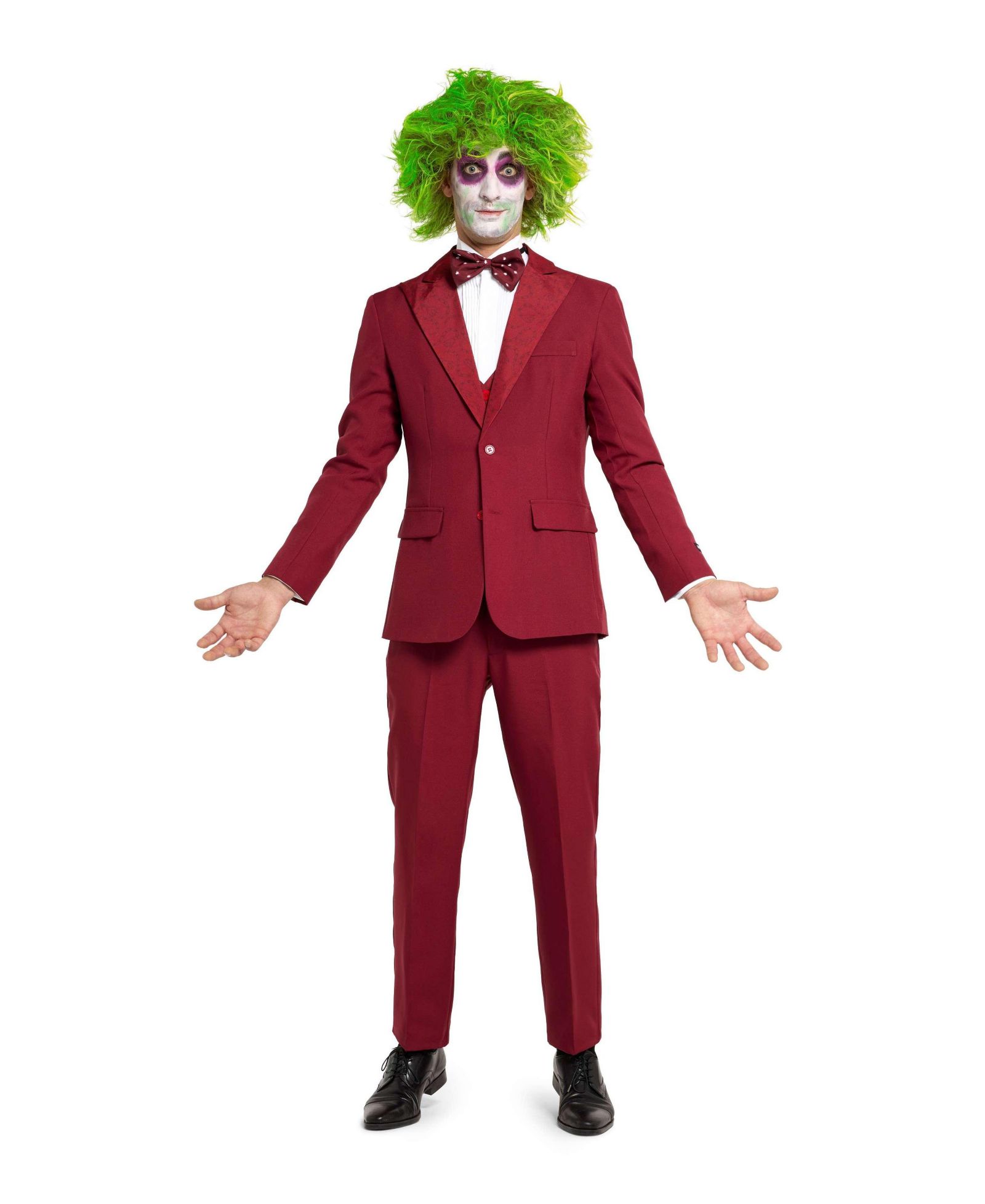 Suitmeister Men's Official Beetlejuice Costume - Red Groom Outfit - Halloween Costume
