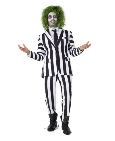 Suitmeister Мужской костюм Beetlejuice, красный наряд жениха, Хэллоуин