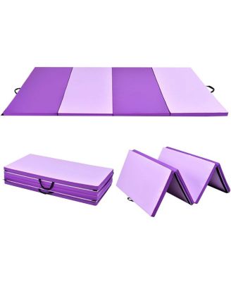 Gymnastics Yoga Mat Thick Folding Panel Gym 4'x8' for Home Gym Fitness