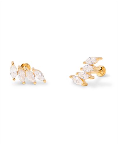 Серьги brook & york Zola Four Marquise Flat Back