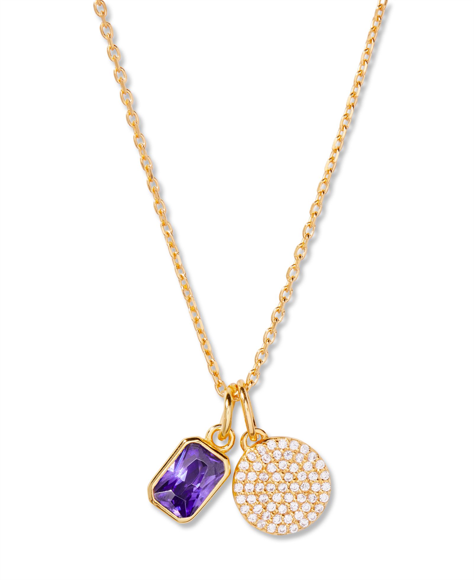 Ожерелье brook & york Adeline Charm Birthstone