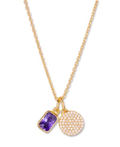 brook & york Adeline Charm Birthstone Necklace