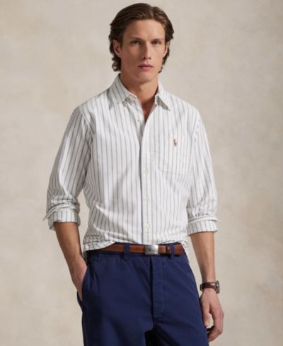 Мужская рубашка Polo Ralph Lauren Classic-Fit Striped Oxford